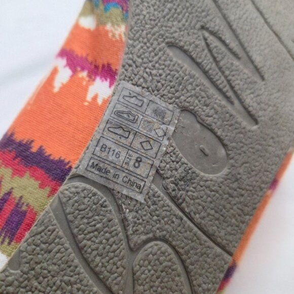 Blowfish Malibu Gloat Tribal Print Ballet Flats Size 8 - Picture 4 of 7